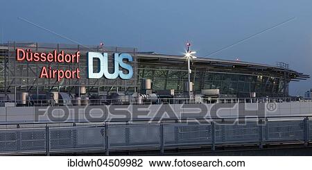 Stock Image - Düsseldorf Airport DUS, Düsseldorf Airport, Düsseldorf, North Rhine-Westphalia, Germany, Europe. Fotosearch