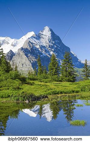 Eiger and mountain lake, Switzerland, Europe View Large Photo Image Stock Image - Eiger and mountain lake, Switzerland, Europe. Fotosearch