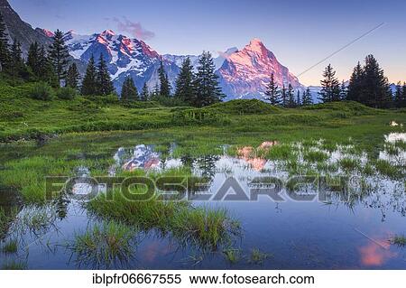 Eiger, Monk, Switzerland, Europe View Large Photo Image Stock Photography - Eiger, Monk, Switzerland, Europe. Fotosearch
