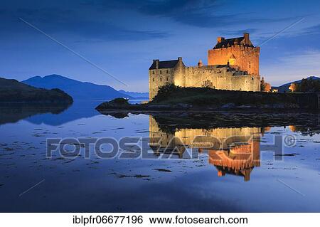 Stock Photograph - Eilean Donan Castle, Scotland, United Kingdom, Europe. Fotosearch
