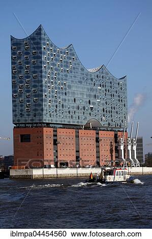 Stock Image - Elbphilharmonie, HafenCity, Hamburg, Germany, Europe. Fotosearch