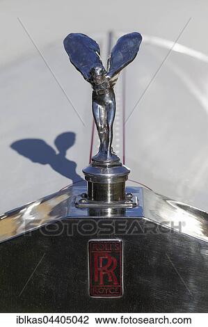 Emily figurine on a Rolls-Royce Silver Ghost built in 1914, a specialty Rolls-Royce hood ornament, Schloss Dyck Classic Days 2016 Jüchen, Niederrhein, North Rhine-Westphalia, Germany, Europe View Large Photo Image Stock Image - Emily figurine on a Rolls-Royce Silver Ghost built in 1914, a specialty Rolls-Royce hood ornament, Schloss Dyck Classic Days 2016 Jüchen, Niederrhein, North Rhine-Westphalia, Germany, Europe. Fotosearch