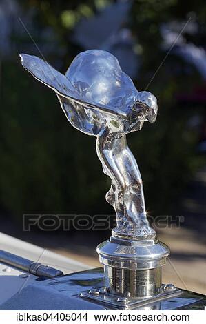 Emily figurine, Rolls-Royce hood ornament, Rolls-Royce Silver Ghost, 1914 model, Schloss Dyck Classic Days 2016 Jüchen, Niederrhein, North Rhine-Westphalia, Germany, Europe View Large Photo Image Picture - Emily figurine, Rolls-Royce hood ornament, Rolls-Royce Silver Ghost, 1914 model, Schloss Dyck Classic Days 2016 Jüchen, Niederrhein, North Rhine-Westphalia, Germany, Europe. Fotosearch