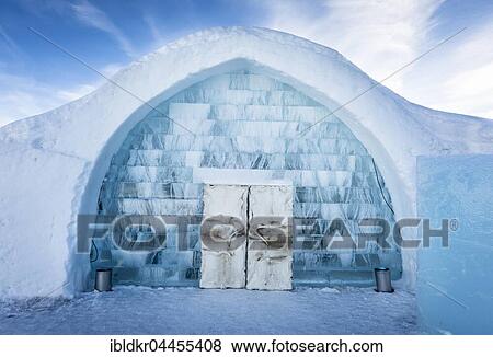 Entrance, Icehotel, Jukkasjärvi, Lapland, Norrbotten County, Sweden, Europe View Large Photo Image Stock Photo - Entrance, Icehotel, Jukkasjärvi, Lapland, Norrbotten County, Sweden, Europe. Fotosearch