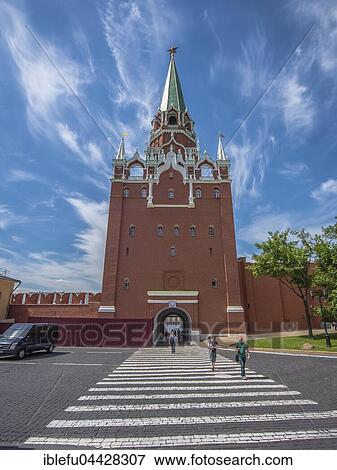 Entrance tower to the Kremlin, Moscow, Russia, Europe View Large Photo Image Stock Photo - Entrance tower to the Kremlin, Moscow, Russia, Europe. Fotosearch