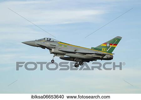 Eurofighter Typhoon aircraft in flight of the Royal air force, Lincolnshire, England, United Kingdom, Europe View Large Photo Image Stock Image - Eurofighter Typhoon aircraft in flight of the Royal air force, Lincolnshire, England, United Kingdom, Europe. Fotosearch