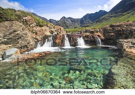 Fairy Pools, Isle of Skye, Scotland, United Kingdom, Europe View Large Photo Image Picture - Fairy Pools, Isle of Skye, Scotland, United Kingdom, Europe. Fotosearch