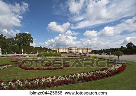 Flower bed in park, Schönbrunn Palace, Vienna, Austria, Europe View Large Photo Image Stock Photograph - Flower bed in park, Schönbrunn Palace, Vienna, Austria, Europe. Fotosearch