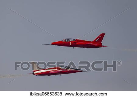 Folland Gnat two aircraft in flight in Royal air force markings, Cambridgeshire, England, United Kingdom, Europe View Large Photo Image Stock Photo - Folland Gnat two aircraft in flight in Royal air force markings, Cambridgeshire, England, United Kingdom, Europe. Fotosearch