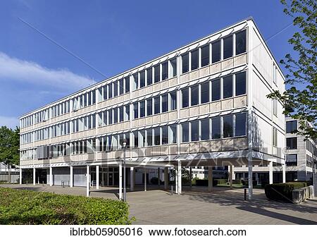 Stock Photograph - Former Consulate General of the United States, Architects Skidmore, Owings &amp; Merrill, today headquarters of the BLG Logistics Group, Bremen, Germany, Europe. Fotosearch