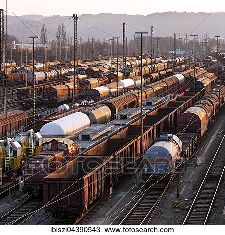 Freight train depot, Hagen, Ruhr District, North Rhine-Westphalia, Germany, Europe View Large Photo Image Stock Image - Freight train depot, Hagen, Ruhr District, North Rhine-Westphalia, Germany, Europe. Fotosearch