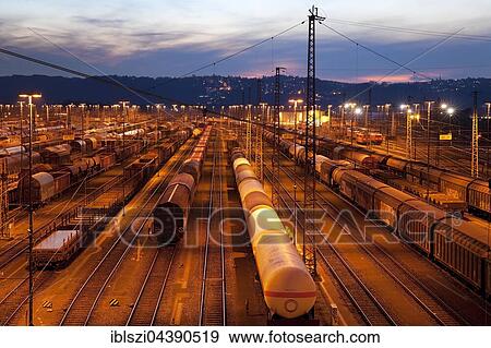 Freight train depot, Hagen, Ruhr District, North Rhine-Westphalia, Germany, Europe View Large Photo Image Stock Photo - Freight train depot, Hagen, Ruhr District, North Rhine-Westphalia, Germany, Europe. Fotosearch