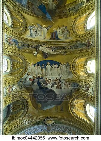 Frescoed ceilings in church Parrocchia Maria SS Church. Annunziata, Acireae, Sicily, Italy, Europe View Large Photo Image Stock Photograph - Frescoed ceilings in church Parrocchia Maria SS Church. Annunziata, Acireae, Sicily, Italy, Europe. Fotosearch