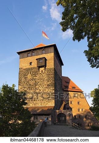 Fünfeckturm and Kaiserstallung, Nuremberg Castle, Nuremberg, Middle Franconia, Franconia, Bavaria, Germany, Europe View Large Photo Image Stock Photo - Fünfeckturm and Kaiserstallung, Nuremberg Castle, Nuremberg, Middle Franconia, Franconia, Bavaria, Germany, Europe. Fotosearch