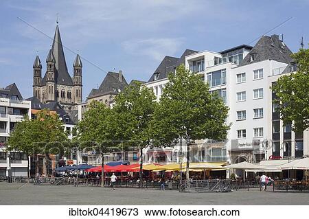 Gabled houses at Heumarkt, Great St. Martin Church, historic centre, Cologne, North Rhine-Westphalia, Germany, Europe View Large Photo Image Stock Image - Gabled houses at Heumarkt, Great St. Martin Church, historic centre, Cologne, North Rhine-Westphalia, Germany, Europe. Fotosearch