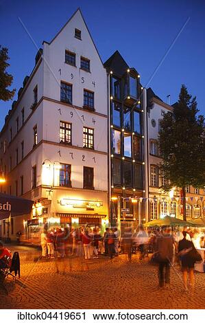 Gabled houses, old market, dusk, historic centre, Cologne, North Rhine-Westphalia, Germany, Europe View Large Photo Image Stock Image - Gabled houses, old market, dusk, historic centre, Cologne, North Rhine-Westphalia, Germany, Europe. Fotosearch