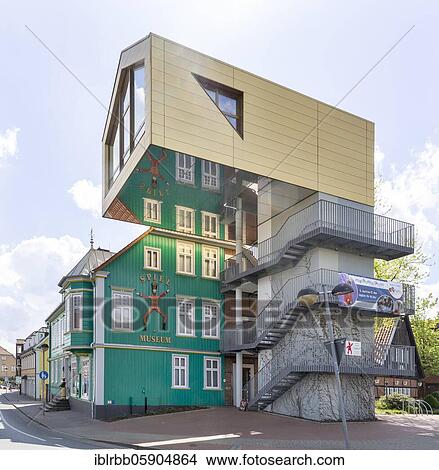 Picture - Games Museum Soltau, Ebelmeyer House, Flying Classroom, Soltau, Lower Saxony, Germany, Europe. Fotosearch