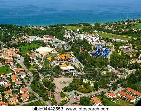 Stock Image - Gardaland amusement park, Ronchi, Veneto region, Italy, Europe. Fotosearch