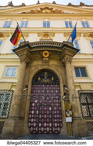 German Embassy, Lobkowicz Palace, Prague, Bohemia, Czech Republic, Europe View Large Photo Image Stock Photo - German Embassy, Lobkowicz Palace, Prague, Bohemia, Czech Republic, Europe. Fotosearch