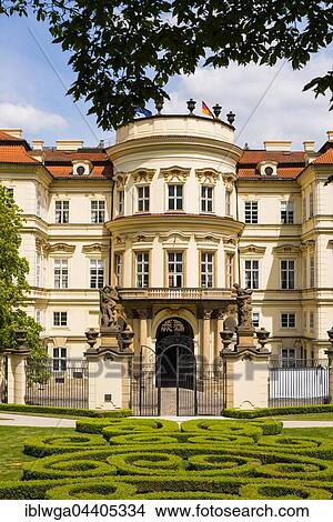 German Embassy with park, Lobkowicz Palace, Prague, Bohemia, Czech Republic, Europe View Large Photo Image Picture - German Embassy with park, Lobkowicz Palace, Prague, Bohemia, Czech Republic, Europe. Fotosearch