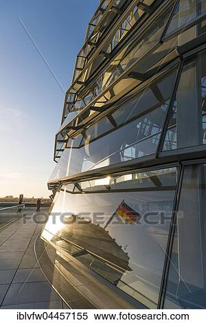 German flag, reflection, Reichstag dome, German Bundestag, Reichstag Building, Government District, Berlin, Germany, Europe View Large Photo Image Stock Photography - German flag, reflection, Reichstag dome, German Bundestag, Reichstag Building, Government District, Berlin, Germany, Europe. Fotosearch