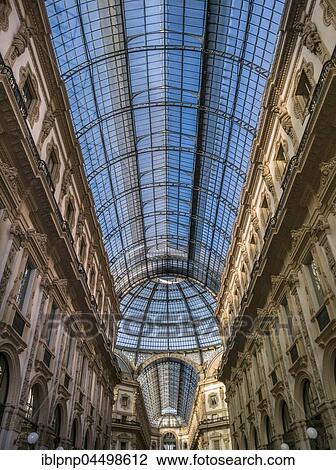 Glass roof of Galleria Vittorio Emanuele II, Milan, Italy, Europe View Large Photo Image Stock Image - Glass roof of Galleria Vittorio Emanuele II, Milan, Italy, Europe. Fotosearch