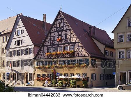 Golden Rose Hotel on market square, Dinkelsbühl historic center, Middle Franconia, Franconia, Bavaria, Germany, Europe View Large Photo Image Stock Image - Golden Rose Hotel on market square, Dinkelsbühl historic center, Middle Franconia, Franconia, Bavaria, Germany, Europe. Fotosearch