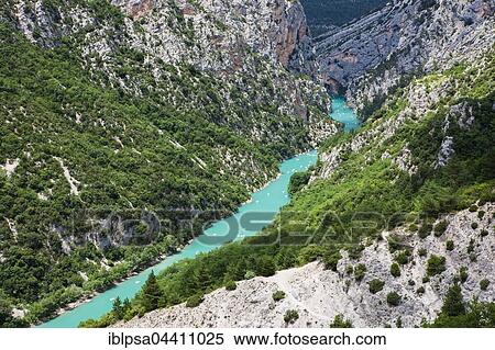 Gorges du Verdon, Verdon Gorge, Parc Naturel Regional du Verdon, Verdon Natural Regional Park, Provence, Provence-Alpes-Cote d'Azur, France, Europe View Large Photo Image Stock Photography - Gorges du Verdon, Verdon Gorge, Parc Naturel Regional du Verdon, Verdon Natural Regional Park, Provence, Provence-Alpes-Cote d'Azur, France, Europe. Fotosearch