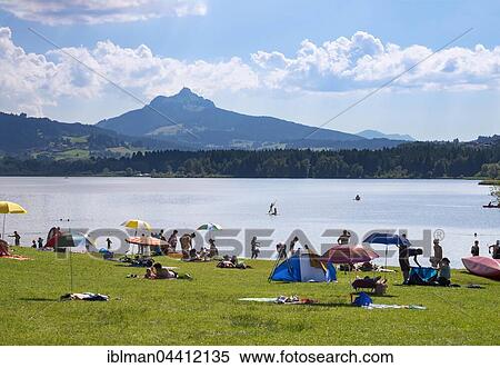 Grüntensee Lake, Haslach beach, Grünten behind, Oy-Mittelberg, Allgäu, Swabia, Bavaria, Germany, Europe View Large Photo Image Stock Photography - Grüntensee Lake, Haslach beach, Grünten behind, Oy-Mittelberg, Allgäu, Swabia, Bavaria, Germany, Europe. Fotosearch