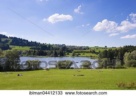 Grüntensee Lake, Haslach beach, Oy-Mittelberg, Allgäu, Swabia, Bavaria, Germany, Europe View Large Photo Image Stock Image - Grüntensee Lake, Haslach beach, Oy-Mittelberg, Allgäu, Swabia, Bavaria, Germany, Europe. Fotosearch