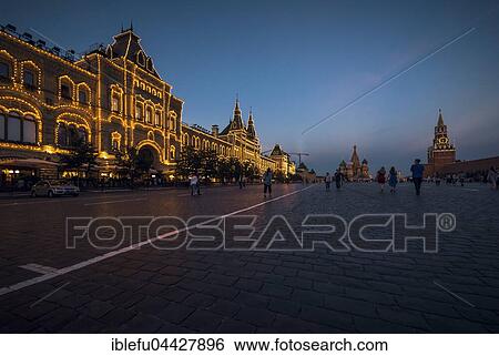 GUM department store, Red Square, Moscow, Russia, Europe View Large Photo Image Stock Photograph - GUM department store, Red Square, Moscow, Russia, Europe. Fotosearch