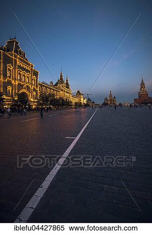 GUM department store, Red Square, Moscow, Russia, Europe View Large Photo Image Stock Photography - GUM department store, Red Square, Moscow, Russia, Europe. Fotosearch