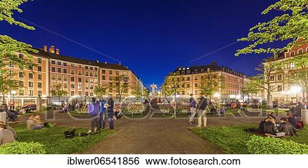 Gärtnerplatz in the Gärtnerplatz district, meeting place, nightlife, Isarvorstadt, Munich, Bavaria, Germany, Europe View Large Photo Image Stock Photograph - Gärtnerplatz in the Gärtnerplatz district, meeting place, nightlife, Isarvorstadt, Munich, Bavaria, Germany, Europe. Fotosearch