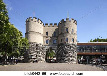 Hahnentorburg, old city gate, Rudolfplatz, Cologne, North Rhine-Westphalia, Germany, Europe View Large Photo Image Stock Image - Hahnentorburg, old city gate, Rudolfplatz, Cologne, North Rhine-Westphalia, Germany, Europe. Fotosearch