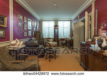 Hans Christian Andersen House and Museum, reconstructed lounge from Copenhagen, indoors, Odense, Southern Denmark, Denmark, Europe View Large Photo Image Stock Image - Hans Christian Andersen House and Museum, reconstructed lounge from Copenhagen, indoors, Odense, Southern Denmark, Denmark, Europe. Fotosearch