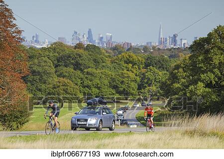 Heavy visitor traffic in Richmond Park, London View Large Photo Image Stock Image - Heavy visitor traffic in Richmond Park, London. Fotosearch