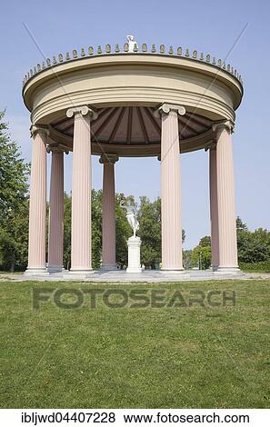 Hebe Temple in the Palace Garden, Neustrelitz, Mecklenburg-Western Pomerania, Germany, Europe View Large Photo Image Stock Photo - Hebe Temple in the Palace Garden, Neustrelitz, Mecklenburg-Western Pomerania, Germany, Europe. Fotosearch