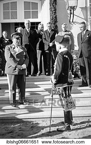 Stock Image - Hermann Göring and Paul von Hindenburg, historical photograph, ca. 1933, Germany, Europe. Fotosearch