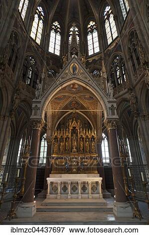 High altar, chancel, neo-Gothic Votive Church, Vienna, Austria, Europe View Large Photo Image Stock Photo - High altar, chancel, neo-Gothic Votive Church, Vienna, Austria, Europe. Fotosearch