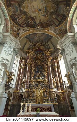 High altar in the Catholic Parish of the Assumption, 1748-1756 in late baroque style, Ebbs, Kufstein District, Tyrol, Austria, Europe View Large Photo Image Stock Photo - High altar in the Catholic Parish of the Assumption, 1748-1756 in late baroque style, Ebbs, Kufstein District, Tyrol, Austria, Europe. Fotosearch