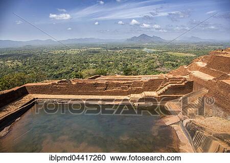 Historic rock fortress with water pool, Sigiriya, Sri Lanka, Asia View Large Photo Image Stock Image - Historic rock fortress with water pool, Sigiriya, Sri Lanka, Asia. Fotosearch