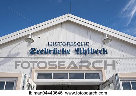 Historic Seebrücke Ahlbeck Restaurant, Ahlbeck pier, Ahlbeck, Usedom, Mecklenburg-Western Pomerania, Germany, Europe View Large Photo Image Stock Photograph - Historic Seebrücke Ahlbeck Restaurant, Ahlbeck pier, Ahlbeck, Usedom, Mecklenburg-Western Pomerania, Germany, Europe. Fotosearch