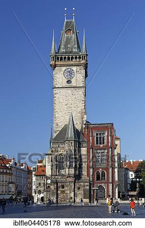 Historic Town Hall, historic centre, Prague, Czech Republic, Europe View Large Photo Image Stock Photo - Historic Town Hall, historic centre, Prague, Czech Republic, Europe. Fotosearch