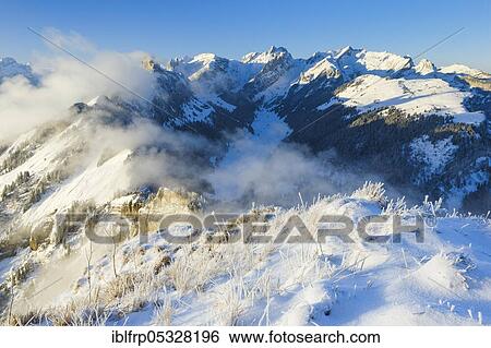 Stock Photograph - Hoher Kasten, Appenzell and St. Gallen, Switzerland, Europe. Fotosearch