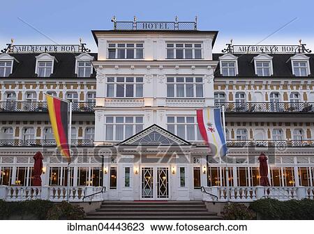 Hotel Ahlbecker Hof, resort architecture, Seeheilbad Ahlbeck, Kaiserbäder, Usedom, Mecklenburg-Western Pomerania, Germany, Europe View Large Photo Image Stock Image - Hotel Ahlbecker Hof, resort architecture, Seeheilbad Ahlbeck, Kaiserbäder, Usedom, Mecklenburg-Western Pomerania, Germany, Europe. Fotosearch