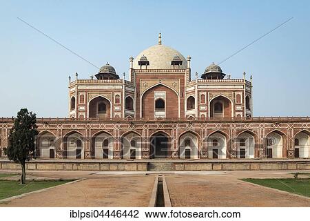 Humayun's Tomb, New Delhi, India, Asia View Large Photo Image Stock Image - Humayun's Tomb, New Delhi, India, Asia. Fotosearch