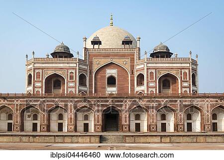 Humayun's Tomb, New Delhi, India, Asia View Large Photo Image Stock Image - Humayun's Tomb, New Delhi, India, Asia. Fotosearch