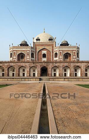 Stock Image - Humayun's Tomb, New Delhi, India, Asia. Fotosearch