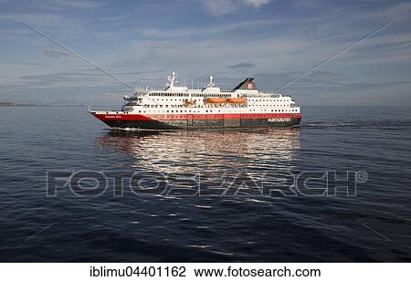 Hurtigruten Coastal Express ferry ship 'Richard With' at sea, Lofoten Islands, Nordland, Norway, Europe View Large Photo Image Stock Image - Hurtigruten Coastal Express ferry ship 'Richard With' at sea, Lofoten Islands, Nordland, Norway, Europe. Fotosearch