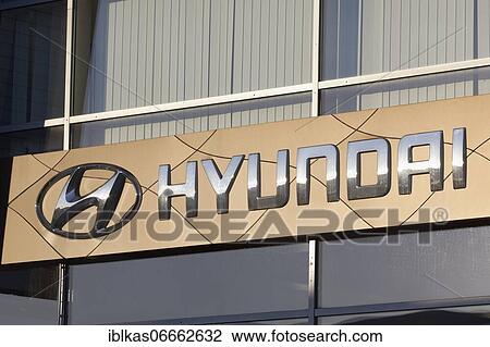 Hyundai, logo on a car dealership, South Korean car brand, Düsseldorf, North Rhine-Westphalia, Germany, Europe View Large Photo Image Stock Image - Hyundai, logo on a car dealership, South Korean car brand, Düsseldorf, North Rhine-Westphalia, Germany, Europe. Fotosearch